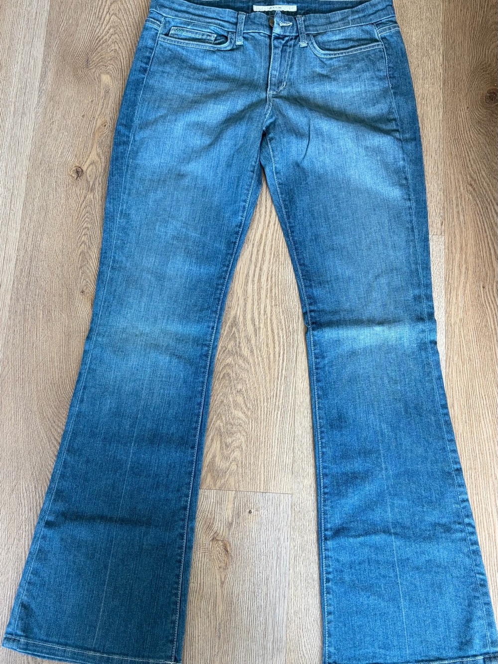 Joe's Jeans Blue Flare Wide-Leg Denim